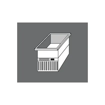 Nerezová chladící vana na gastronádoby 1x GN 1/1