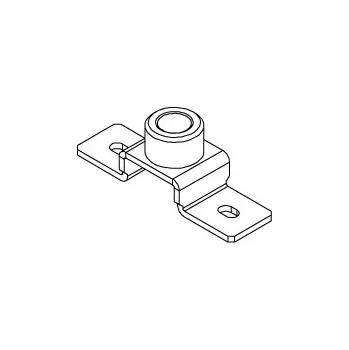 elektrický kabel OPW-TR-BR-H Příchytka OptiWay pro upevnění závitové tyče na rozvaděče RSF/RDF/RHF, černá
