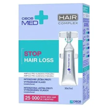 Přípravek proti padání vlasů CECE MED Stop Hair Loss Ampoules 30 x 7 ml