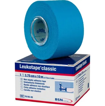 Tejpovací páska Leukotape Classic, 3,75 cm x 10 m, modrý