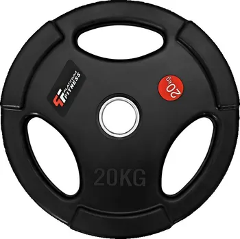 Platinum Fitness pogumovaný olympijský kotouč 20 Kg