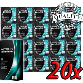 Kondom Vitalis Premium Comfort Plus 20ks