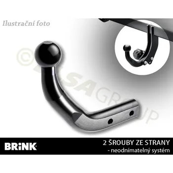 Tažné zařízení Tažné zařízení Volkswagen Sharan 2010- , pevný čep 2 šrouby, BRINK