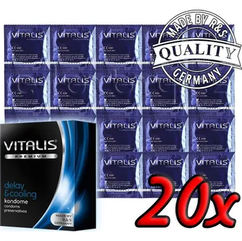 Kondom Vitalis Premium Delay & Cooling 20ks