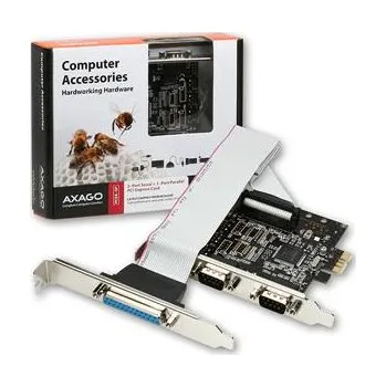 AXAGO, PCEA-SP, PCI express karta, 2x RS232, 1x LPT, Full profile