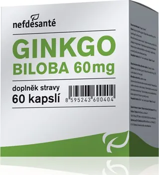 Přírodní produkt Nefdesanté Gingko Biloba 60 cps.