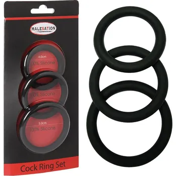 Malesation Cock Ring Set - sada erekčních kroužků