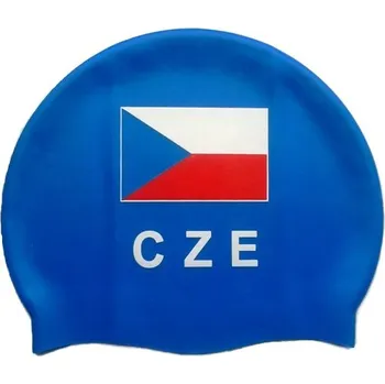 Plavecká čepice Plavecká čepice Topswim s vlajkou ČR blue