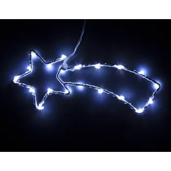 Vánoční dekorace Retlux RXL 62 kometa 20 LED studená bílá
