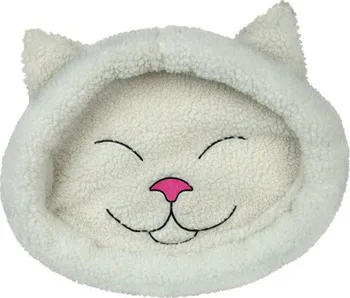 Pelíšek pro kočku Trixie Mijou kočičí hlava 48 x 37 cm béžová