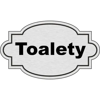 Pelisport Dveřní štítek Toalety 10 x 6 cm