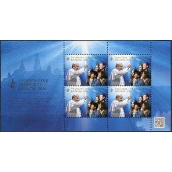 Poštovní známka Poczta Polska (2016) MiNr. 4832 ** - 4 x 2,5 Zl - Polsko - PL - Světový den mládeže, Krakow