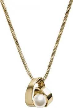 Náhrdelník Skagen Dámský ocelový náhrdelník s perlou SKJ0750710