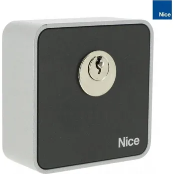 Pohon brány Nice EKS - klíčový spínač pro ovládání pohonu brány a vrat, montáž na omítku