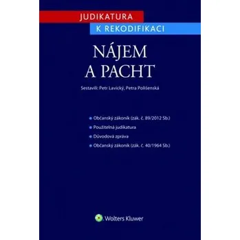 Judikatura k rekodifikaci: Nájem a pacht - Lavický Petr, Polišenská Petra