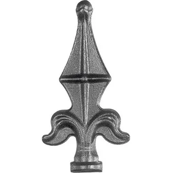 brána PSG Kovaný hrot - špička pro kovaný plot a bránu 40.060.02, 115x58 mm, základna 20 mm