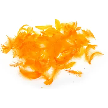 Stuha Dekorační pírka ORANŽOVÁ