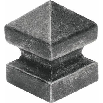 brána PSG Krytka na sloupek - ukončení, stříška 62.108, 80x80 x 120 mm, ocel bez povrchové úpravy