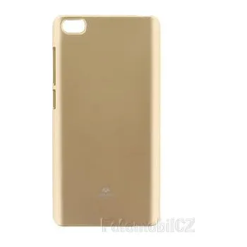 Pouzdro na mobilní telefon Mercury Jelly silikonové pouzdro pro Xiaomi Redmi Note GOLD zlatá barva