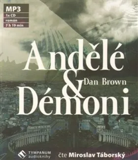 Andělé a démoni - Dan Brown (čte Miroslav Táborský) [CD]