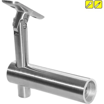 Zábradlí Feldmann Nerezový držák madla zábradlí s plochou podstavou 50377-240 brus, na hranol, flexi