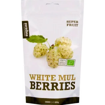 Sušené ovoce Purasana White Mulberries Bio 200 g