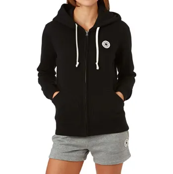 Dámská mikina Converse Chuck Taylor Core Full Zip Hoodie Black 11892C-003