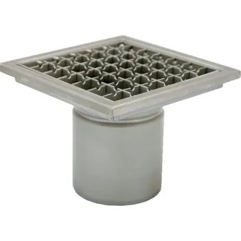 kanalizace Kanalizační vpusť, spodní KSDmini 200 - odtok 110 (Průmyslová odpadní mřížka 200mmx200mm)