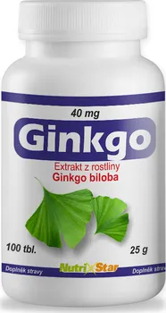 Přírodní produkt Nutristar Ginkgo 40 mg