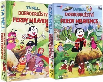 Sběratelská edice filmů DVD Ferda mravenec - Ta nej..Dobrodružství Ferdy mravence 8 disků