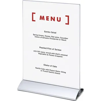 Značení Elegantní menu stojánek na letáky formátu A4 vertikální