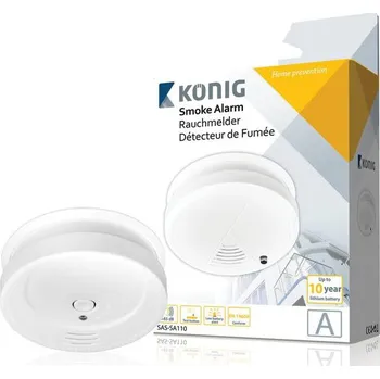Hlásič požáru König Detektor kouře SAS-SA110