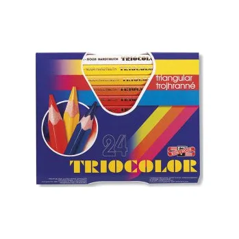 Pastelka Pastelky Triocolor - 24 barev / lakované / silné