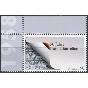Poštovní známka (2008) MiNr. 2641 ** - 90 C - Německo - 50 let Spolkový kartelový úřad