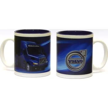 Hrnek VOLVO modrý (Keramický hrnek - modrý vnitřek 0,25 l s potiskem)