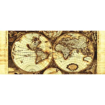 Fototapeta Fototapeta panoramatická vliesová Vintage map