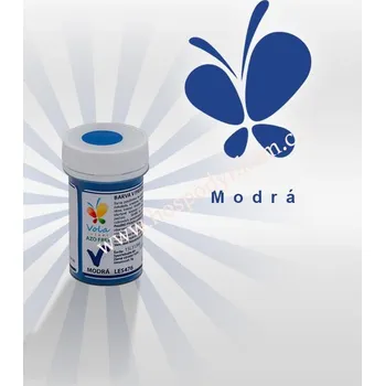 Potravinářské barvivo Prachová barva do čokolády - modrá