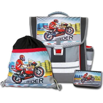 Emipo Rider školní aktovkový set 3-dílný Set školních potřeb Emipo Rider školní aktovkový set 3-dílný