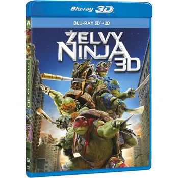 Blu-ray film Blu-ray Želvy Ninja 2D+3D (2016) 2 disky