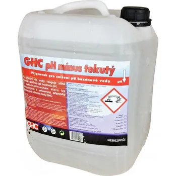 Bazénová chemie GHC pH minus tekutý 10 litrů