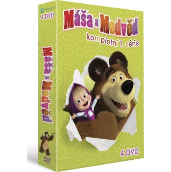 DVD Máša a medvěd 1. série (2010) 4 disky DVD film DVD Máša a medvěd 1. série (2010) 4 disky