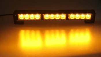 Maják Stualarm LED světelná alej, 12x LED 3W, oranžová