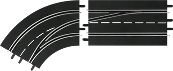 Příslušenství k autodráze Carrera Digital 132/124 Předjíždění do zatáčky levé vnitřní