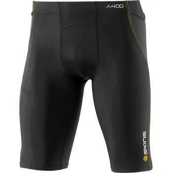 Pánské kraťasy Skins A400 Half Tights Black, S