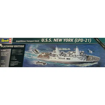 Plastikový model Revell Amphibious Transport Dock U.S.S. New York (LPD-21) 1:350