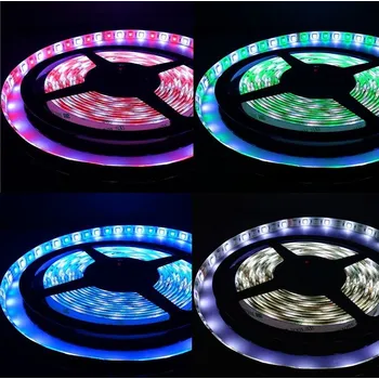 LED osvětlení Light Led pásek 2,5 metru, 5050 60ks/m 12W/m, IP65, RGBWW teplá bílá (LED pásek multicolor + teplá bílá 2,5m)
