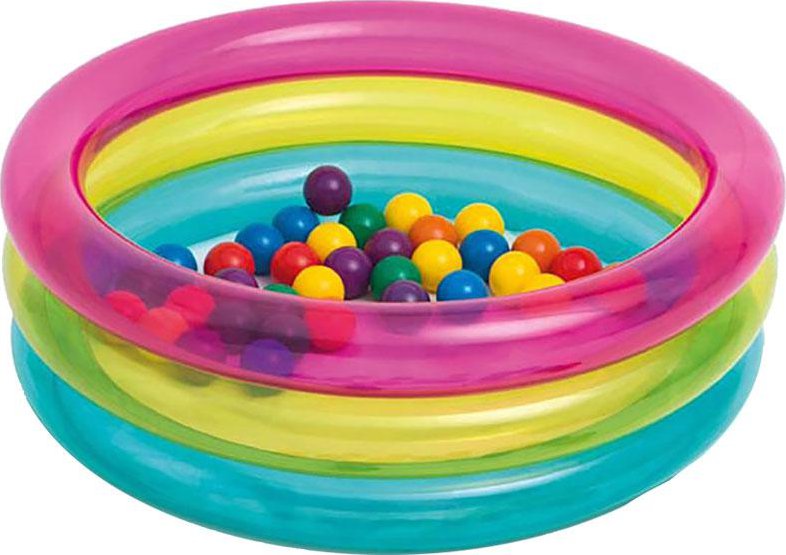 Intex 48674 86 x 25 cm vícebarevný + 50 ks míčků od 201 Kč - Zbozi.cz