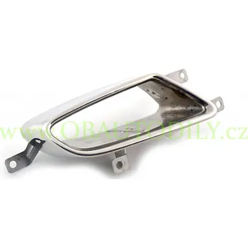 Koncovka výfuku Škoda Octavia III-Koncovka výfuku RS (stříbrná) pravá