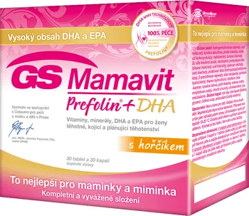 GS Mamavit Prefolin 30 tbl. + DHA 30 tbl.