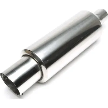 Tlumič výfuku TA Technix sportovní nerezový tlumič výfuku - zkosená kulatá koncovka, 100/45mm